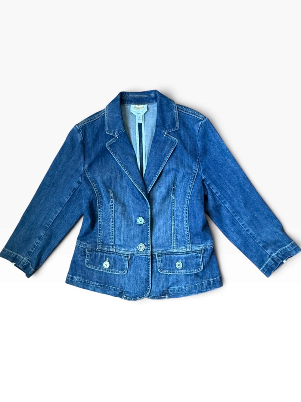Denim Blazer Jacket - Blue
